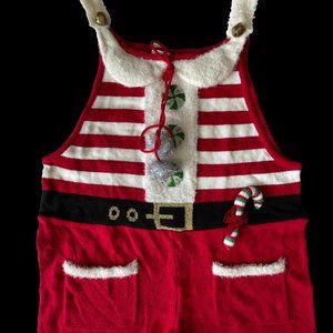 Hooked Up by IOT Juniors Santa Sleeveless Holi Red